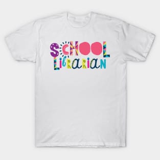 Cute School Librarian Gift Idea Back to School T-Shirt